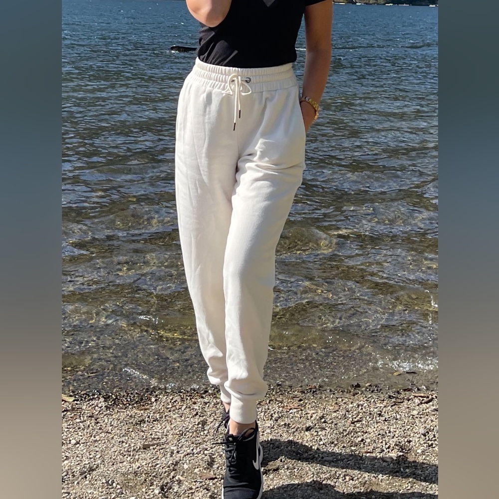 Beige Jogger Pants